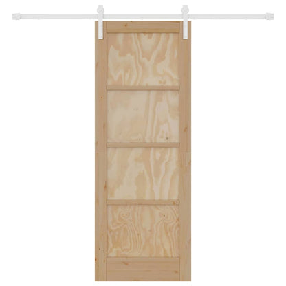 Sliding Door Natural and white 28.94 x 78.15 in