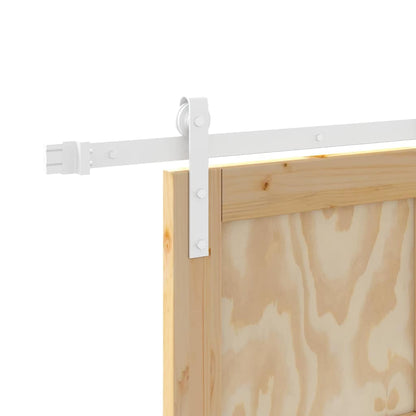 Sliding Door Natural and white 32.68 x 83.07 in