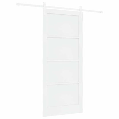 Sliding Door White 36.6 x 83.1 in Solid pine wood and steel