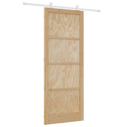 Sliding Door Set Manual ORKDAL Natural and white 36.6 x 91.3 in
