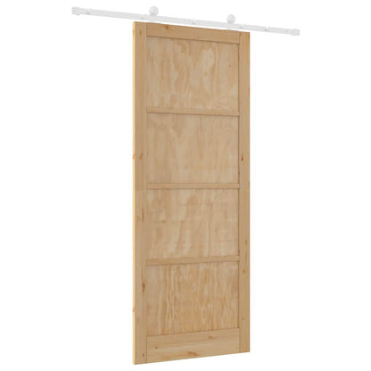 Sliding Door Set Manual ORKDAL Natural and white 36.6 x 91.3 in