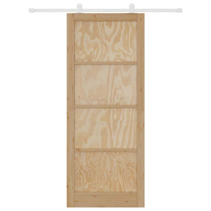 Sliding Door Set Manual ORKDAL Natural and white 36.6 x 91.3 in
