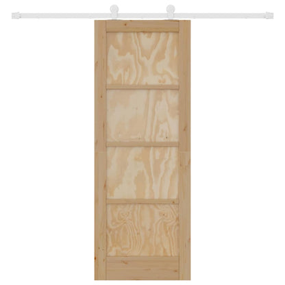 Sliding Door Set Manual ORKDAL Natural and white 29 x 78 in