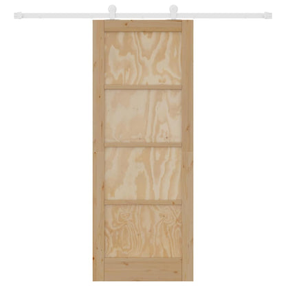 Sliding Door Set Manual ORKDAL Natural and white 30.7 x 79.5 in