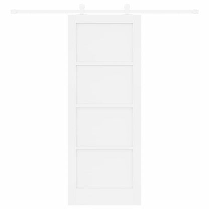 Sliding Door Set Manual ORKDAL White 30.7 x 79.5 in