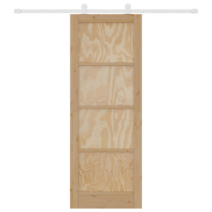 Sliding Door Set Manual ORKDAL Natural and white 30.7 x 83.1 in