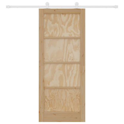Sliding Door Set Manual ORKDAL Natural and white 32.7 x 79.5 in