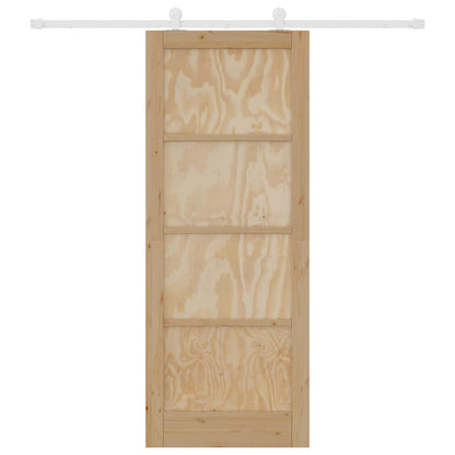 Sliding Door Set Manual ORKDAL Natural and white 32.7 x 83.1 in