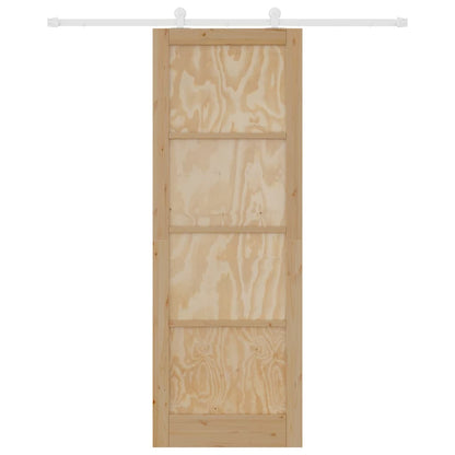 Sliding Door Set Manual ORKDAL Natural and white 32.7 x 91.4 in