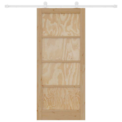 Sliding Door Set Manual ORKDAL Natural and white 33.9 x 78.1 in