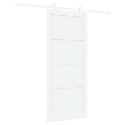 Sliding Door Set Manual ORKDAL White 33.9 x 78.1 in