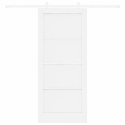 Sliding Door Set Manual ORKDAL White 33.9 x 78.1 in