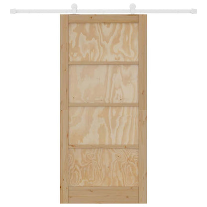 Sliding Door Set Manual ORKDAL Natural and white 36.6 x 79.5 in