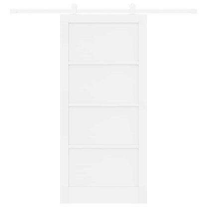 Sliding Door Set Manual ORKDAL Natural and white 36.6 x 79.5 in