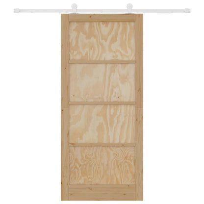 Sliding Door Set Manual ORKDAL Natural and white 36.6 x 83.1 in