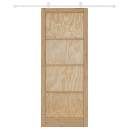 Sliding Door Set Manual ORKDAL Natural and white 36.6 x 91.3 in