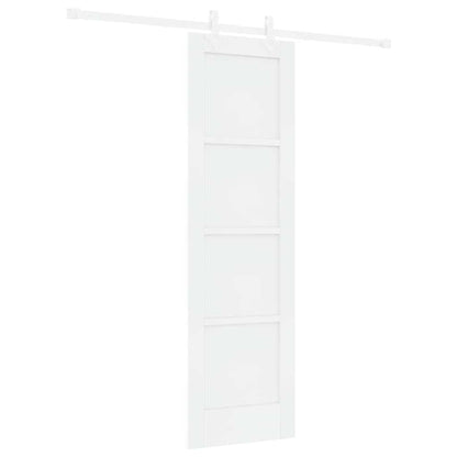 Sliding Door White 24 x 78.2 in Solid pine wood and steel