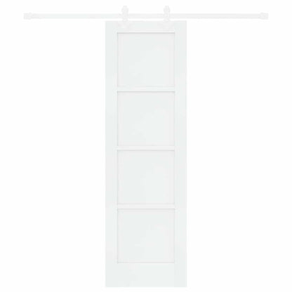 Sliding Door White 24 x 78.2 in Solid pine wood and steel