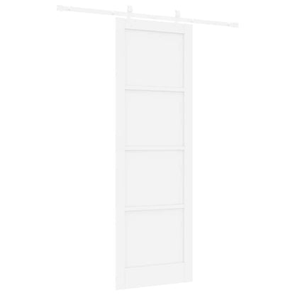 Sliding Door White 30.7 x 91.3 in Solid pine wood and steel