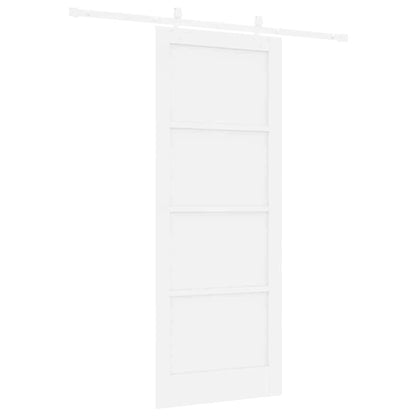 Sliding Door White 32.7 x 83.1 in Solid pine wood and steel