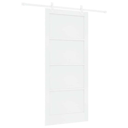 Sliding Door White 36.6 x 83.1 in Solid pine wood and steel