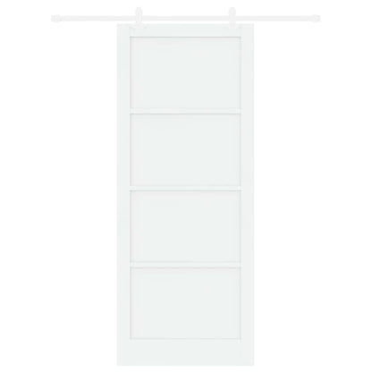 Sliding Door White 36.6 x 91.3 in Solid pine wood and steel