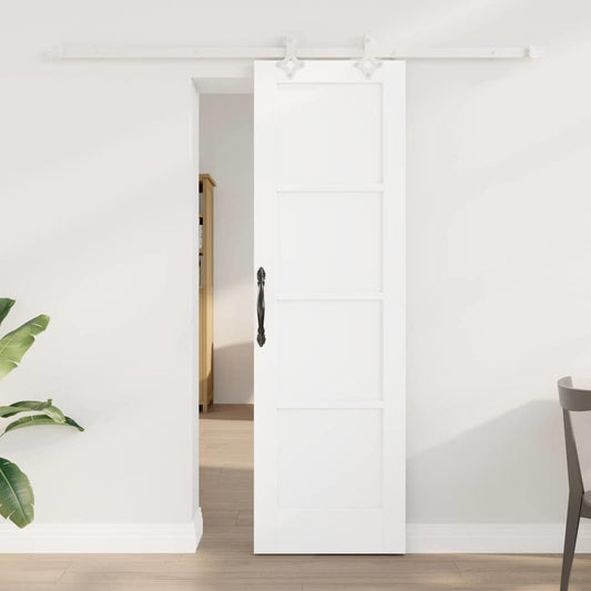 Sliding Door White 24 x 78.2 in Solid pine wood and steel