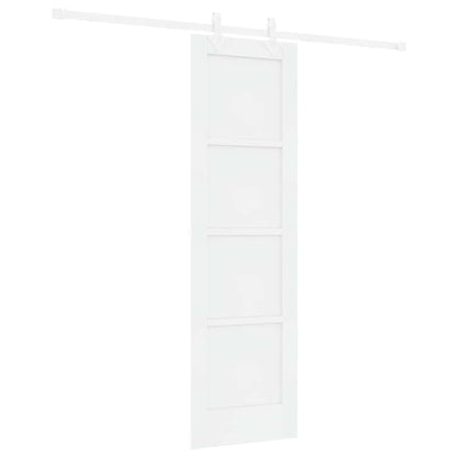Sliding Door White 24 x 78.2 in Solid pine wood and steel