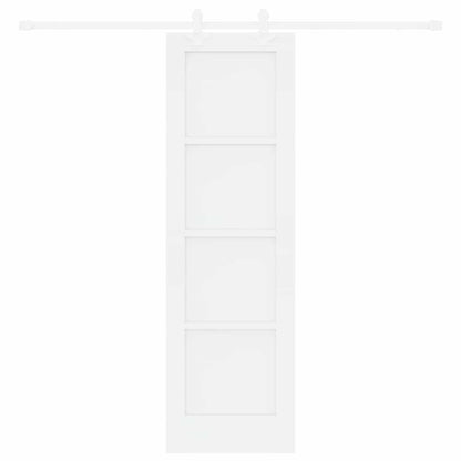 Sliding Door White 24 x 78.2 in Solid pine wood and steel