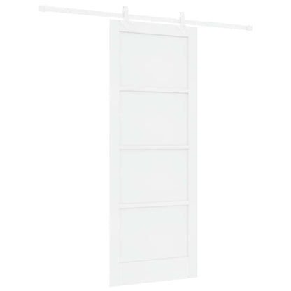 Sliding Door White 32.7 x 83.1 in Solid pine wood and steel
