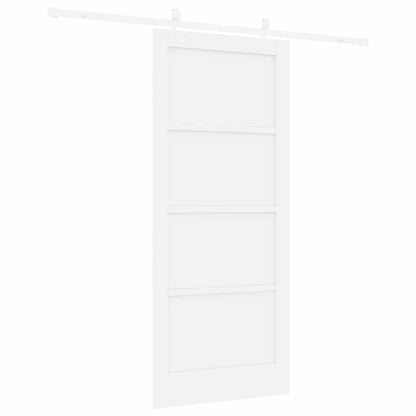 Sliding Door White 33.9 x 78.1 in Solid pine wood and steel