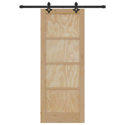 Sliding Door Set Other ORKDAL natural and black 30.7 x 79.5 in