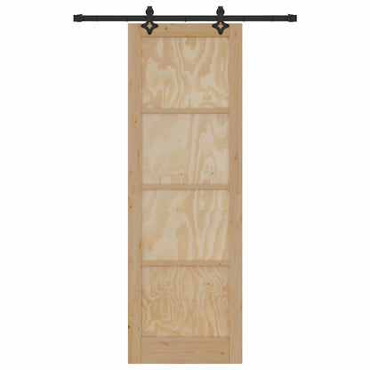 Sliding Door Set Other ORKDAL natural and black 30.7 x 91.3 in