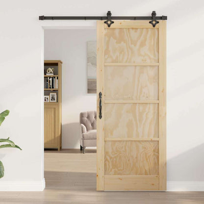 Sliding Door Set Other ORKDAL natural and black 32.7 x 79.5 in