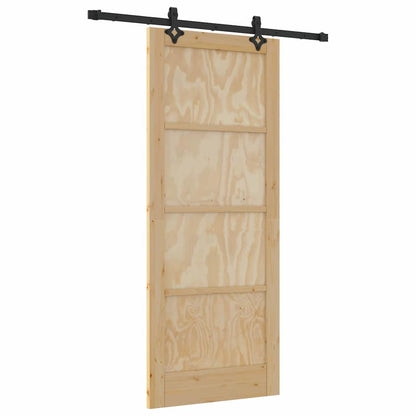 Sliding Door Set Other ORKDAL natural and black 32.7 x 79.5 in