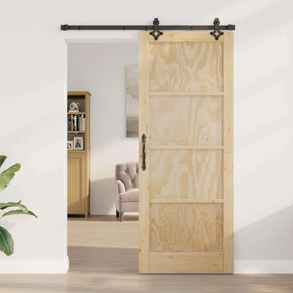 Sliding Door Set Other ORKDAL natural and black 32.7 x 83.1 in