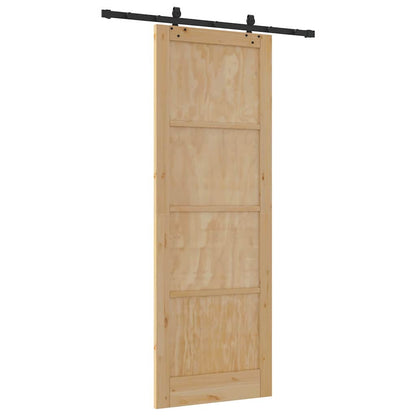 Sliding Door Set Other ORKDAL natural and black 32.7 x 91.4 in