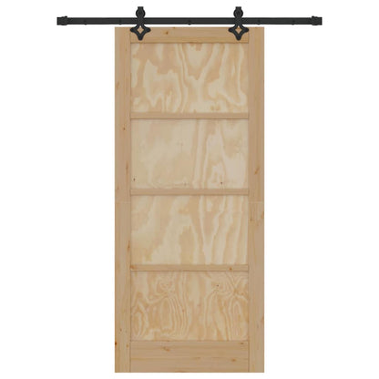 Sliding Door Set Other ORKDAL natural and black 33.9 x 78.1 in