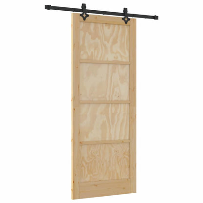 Sliding Door Set Other ORKDAL natural and black 33.9 x 83.1 in