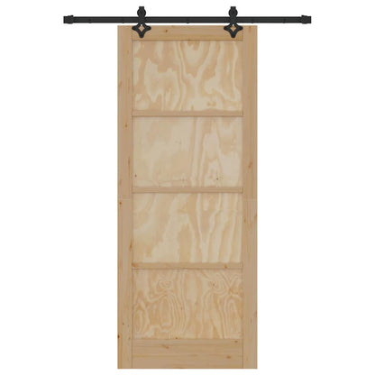 Sliding Door Set Other ORKDAL natural and black 33.9 x 83.1 in