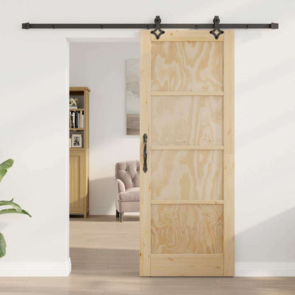 Sliding Door Set Other ORKDAL natural and black 30.7 x 79.5 in