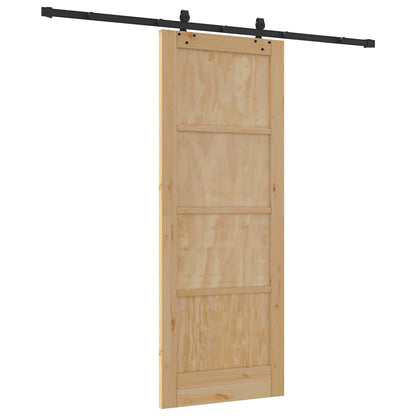 Sliding Door Set Other ORKDAL natural and black 30.7 x 79.5 in