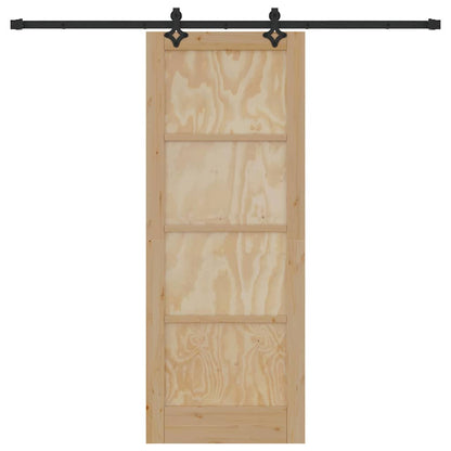 Sliding Door Set Other ORKDAL natural and black 30.7 x 79.5 in