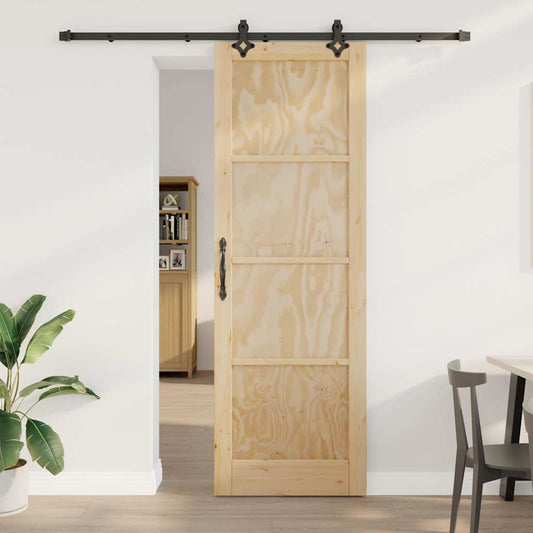 Sliding Door Set Other ORKDAL natural and black 30.7 x 91.3 in