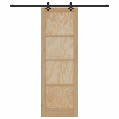 Sliding Door Set Other ORKDAL natural and black 30.7 x 91.3 in