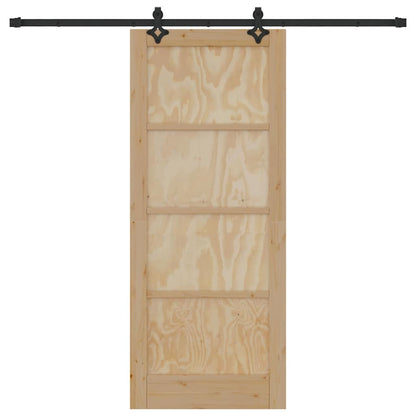 Sliding Door Set Other ORKDAL natural and black 32.7 x 79.5 in