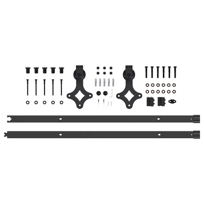 Sliding Door Set Other ORKDAL White and black 33.9 x 83.1 in