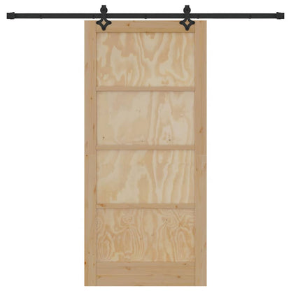 Sliding Door Set Other ORKDAL natural and black 36.6 x 79.5 in