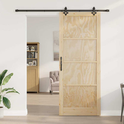 Sliding Door Set Other ORKDAL natural and black 36.6 x 91.3 in
