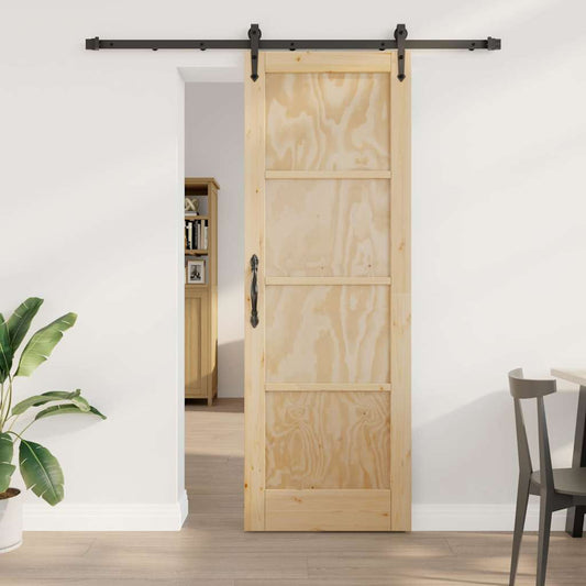 Sliding Door Other ORKDAL natural and black 28.9 x 83.1 in